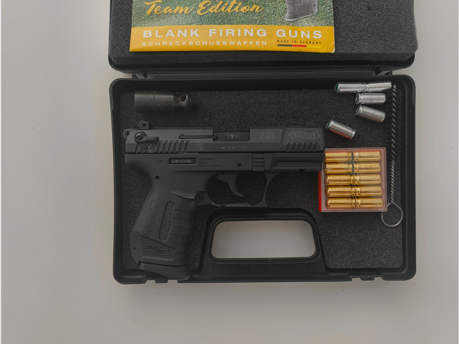 Walther P22  Schreckschuss Pistole