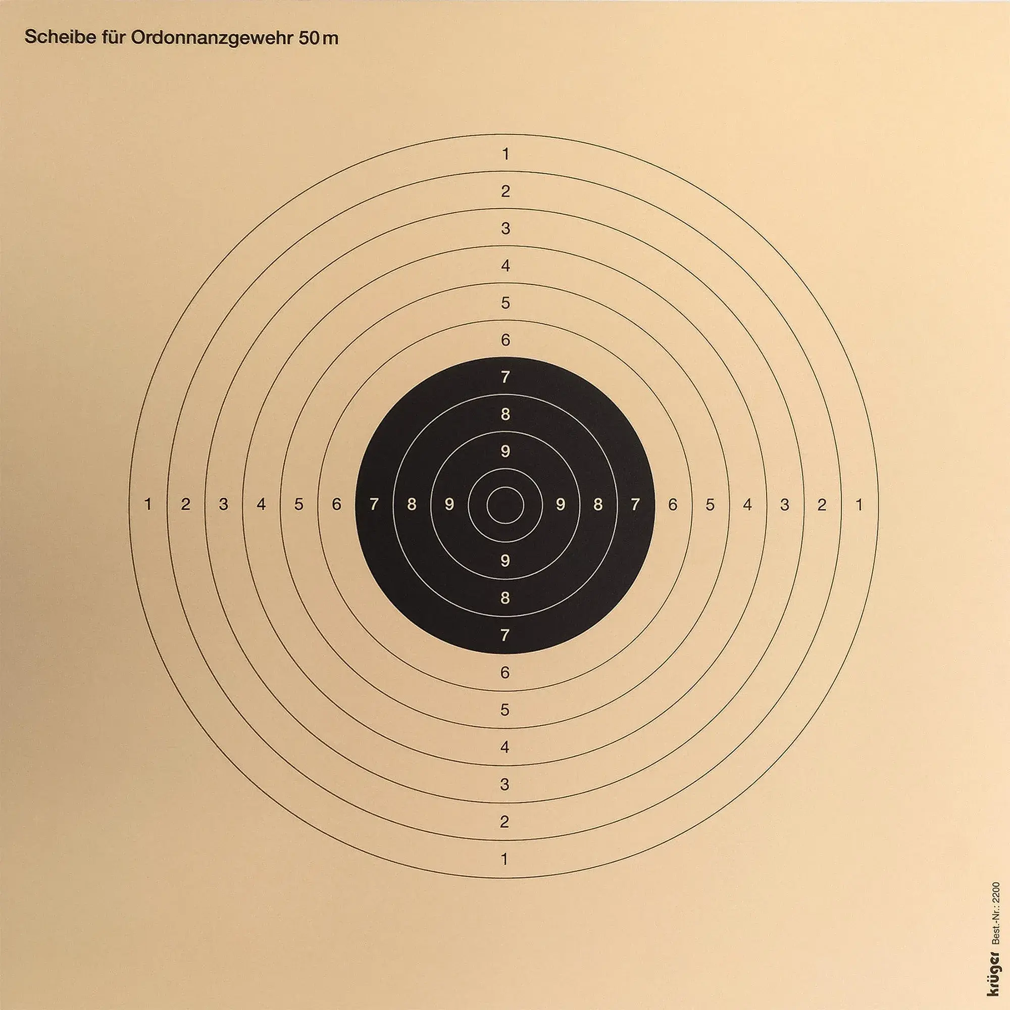 250 Zielscheiben T. A. R. 820 34 X 34 Cm, Bild 2 von 2