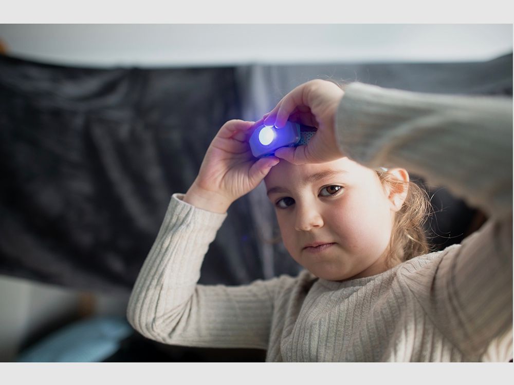 Ledlenser 502538 Lampada frontale per bambini KIDLED2 viola 40 Lumen