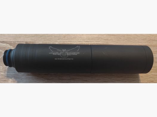 JADS Waldkauz V5 suppressor caliber .35 F-Version (AEA HP Max 1/2) & Jads extender for F-Version suppressor