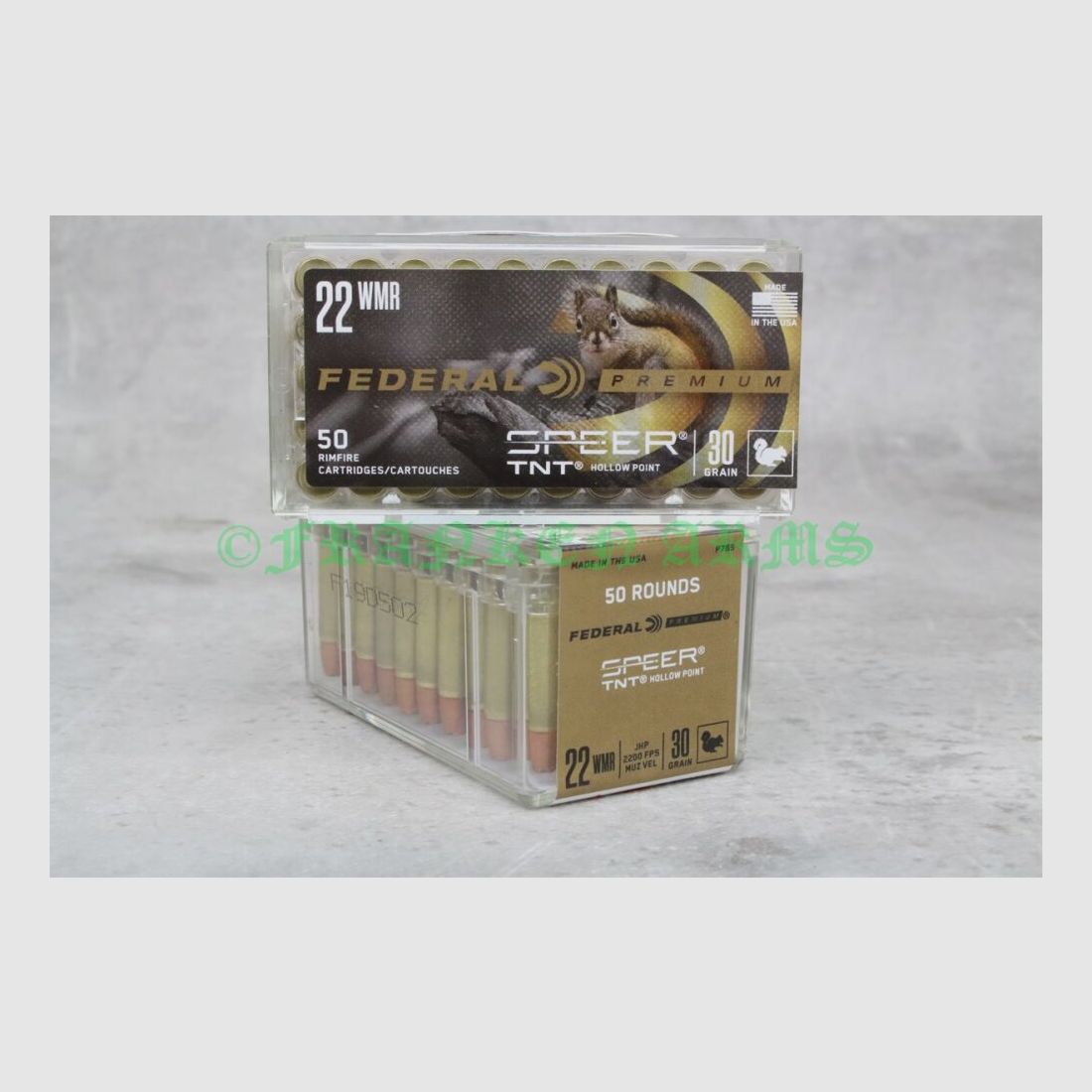 Federal Premium .22WinMag. Speer TNT JHP 30gr. 1,9g 50 Stück Staffelpreise