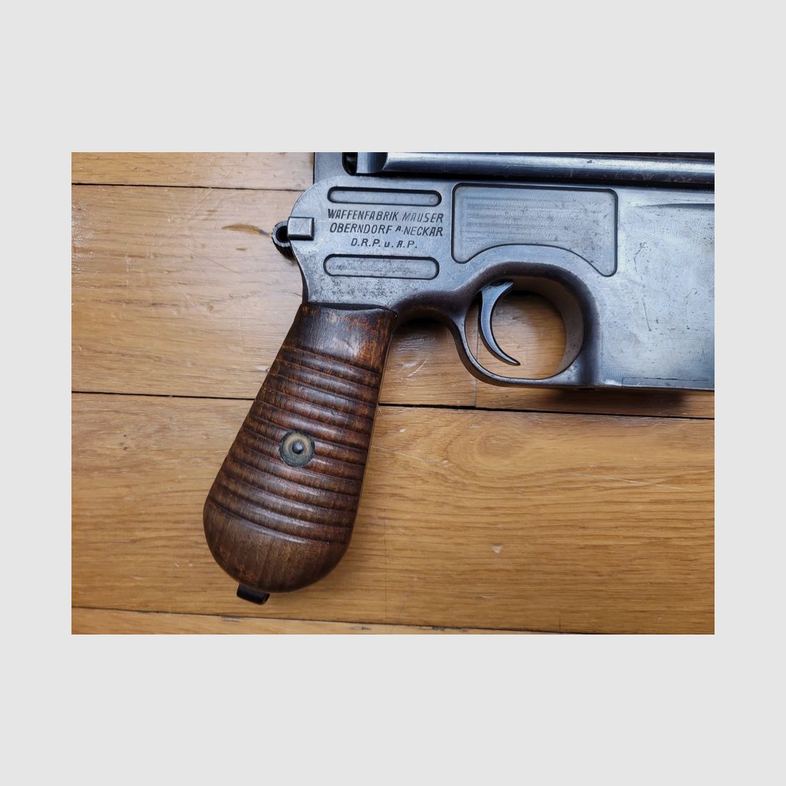 Raro Pistolet Mauser C96 modelo 1930 – Fabricación de Mauser para la Revolución China – Funda de culata Mauser original – 10 disparos en calibre 7,63 Mauser – ¡Una pieza simplemente magnífica!, imagen 8 de 22