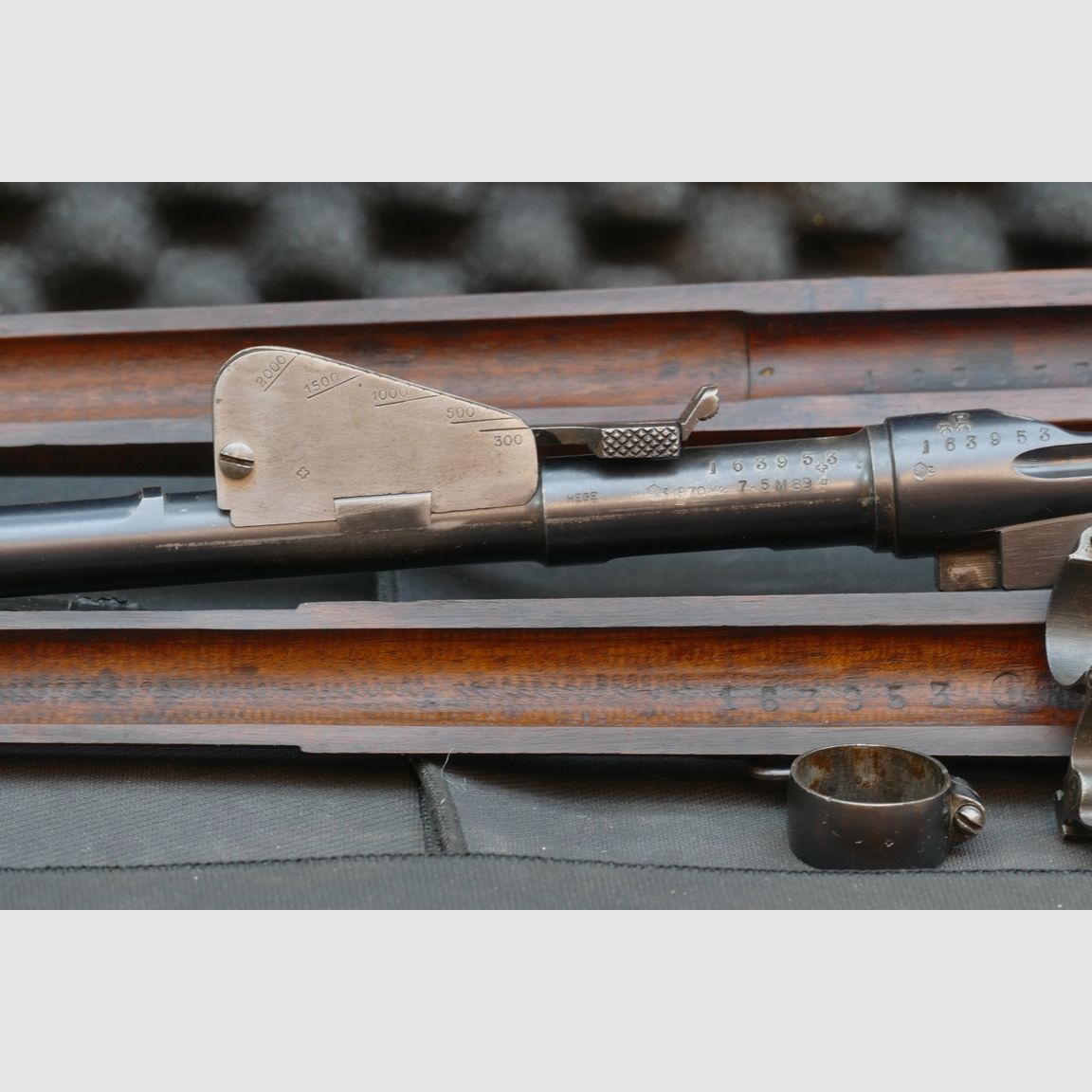 Schmidt Rubin 1889 – 7,5x53,5 GP90 – numeracja zgodna - karabinek z prostym ruchem bolca