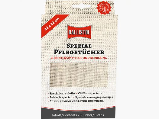 BALLISTOL ściereczki do pielęgnacji broni specjalne - 3-pak