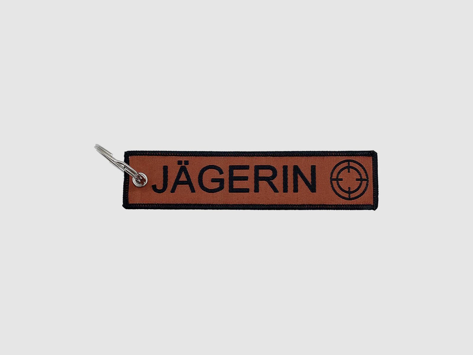 Brelok do kluczy Jägerin - Brązowy