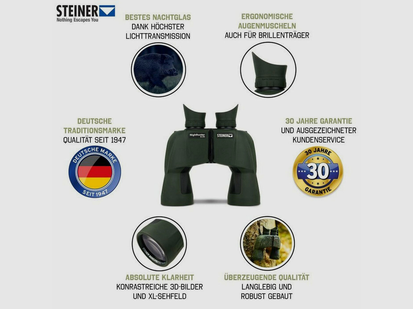 Steiner Nighthunter​ 8x56 Fernglas