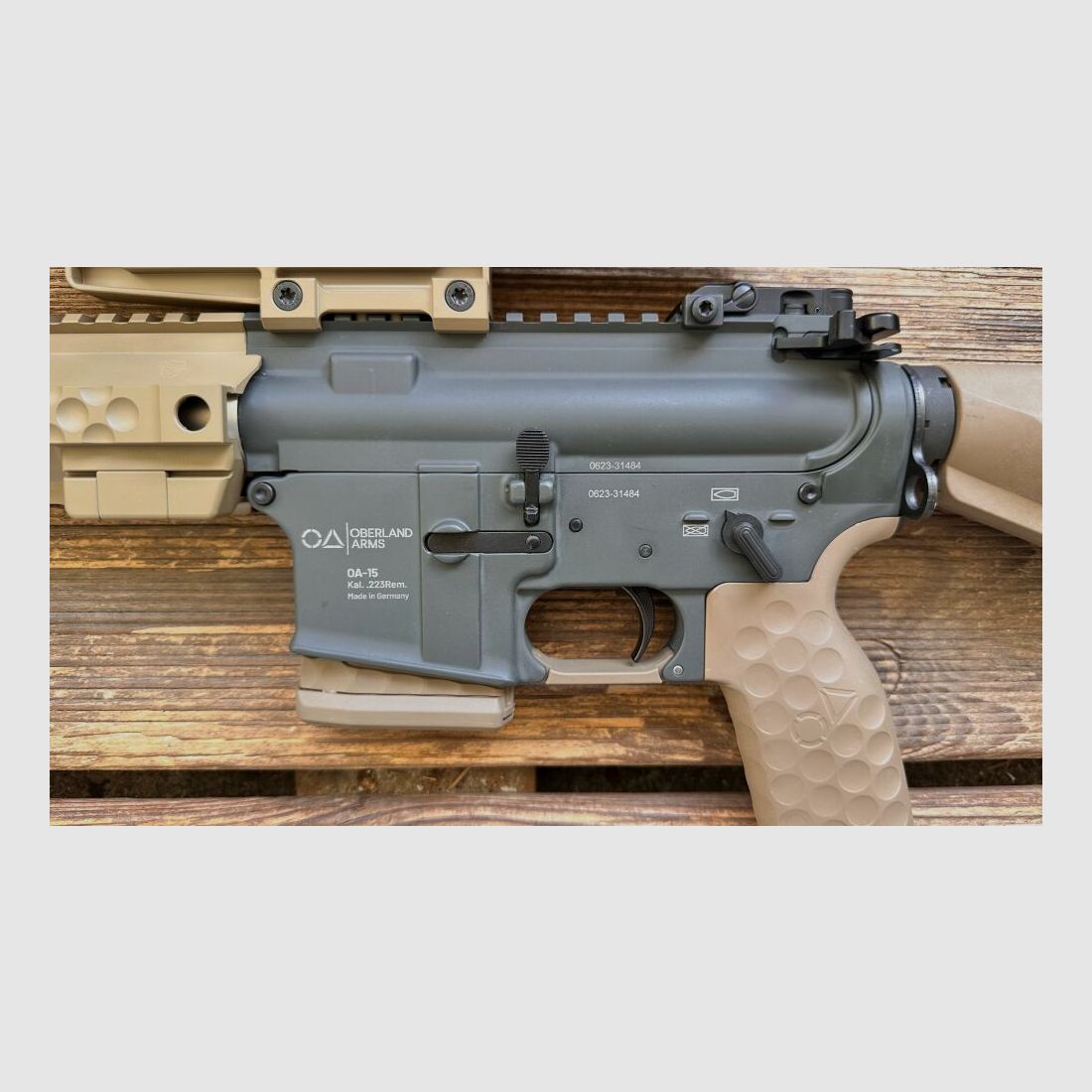 Oberland Arms G96c con OA Sharp 1-8x24 approvato sportivamente .223Rem