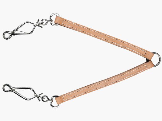 Cinturón de cuero para llevar dos perros