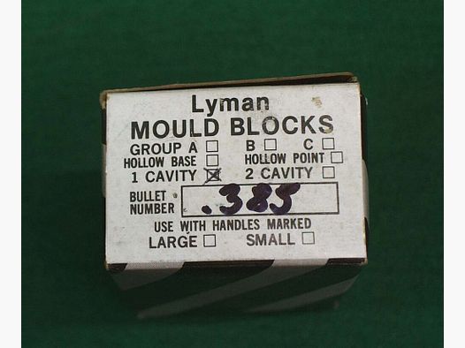 Lyman Kokille Kal.385