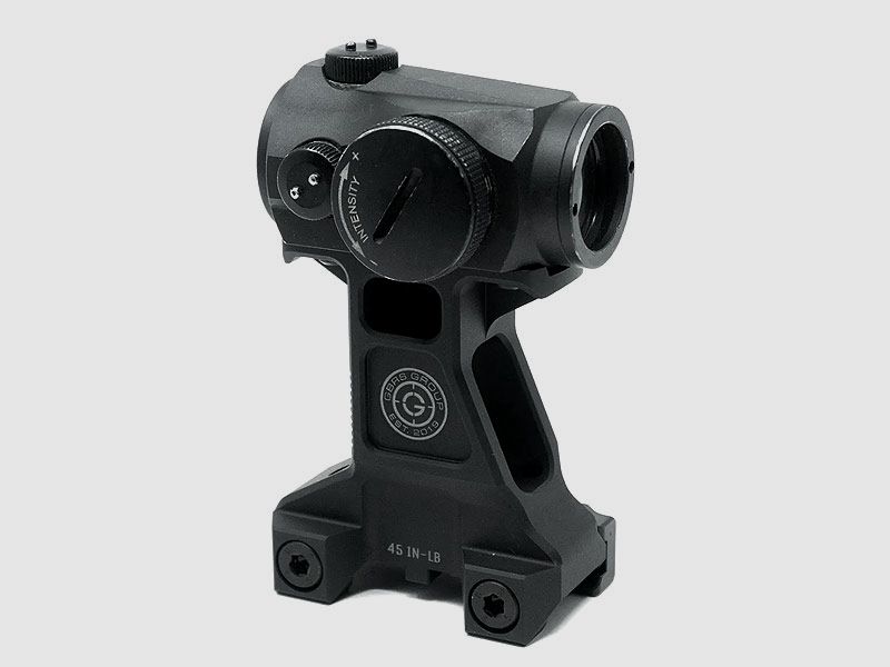 GBRS Riser-Mount LERNA Schwarz, für Aimpoint Micro Footprint