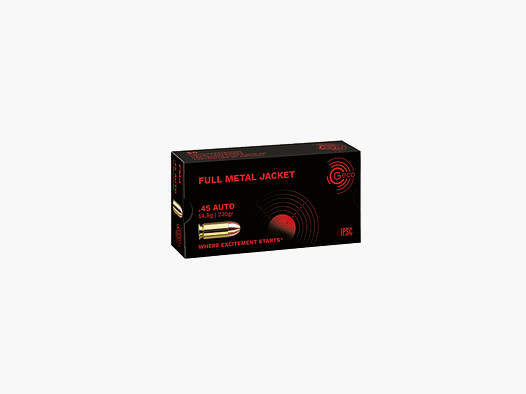 GECO .45ACP 230grs palla intera 50 colpi