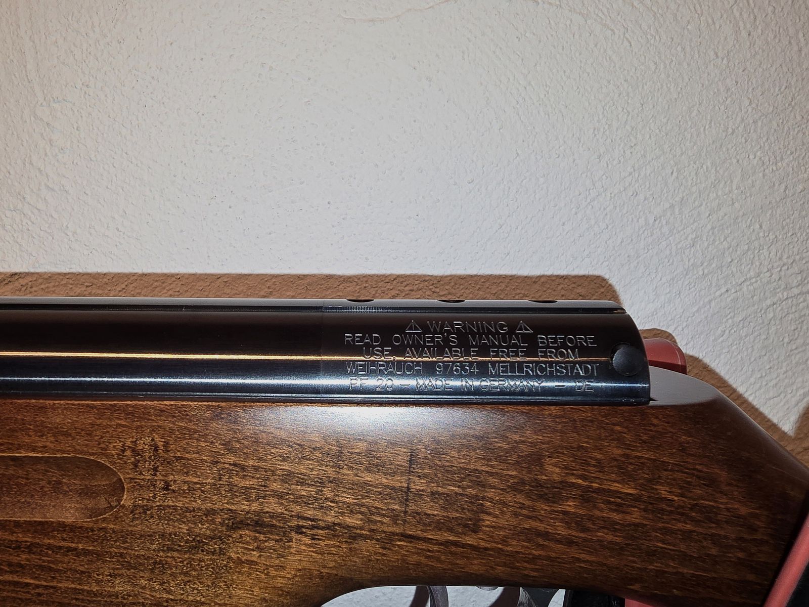 Air rifle Weihrauch HW 35 with open sights in caliber 4.5 mm