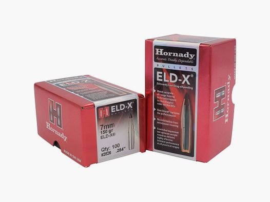 HORNADY Geschosse 7MM ELD-X 150GR