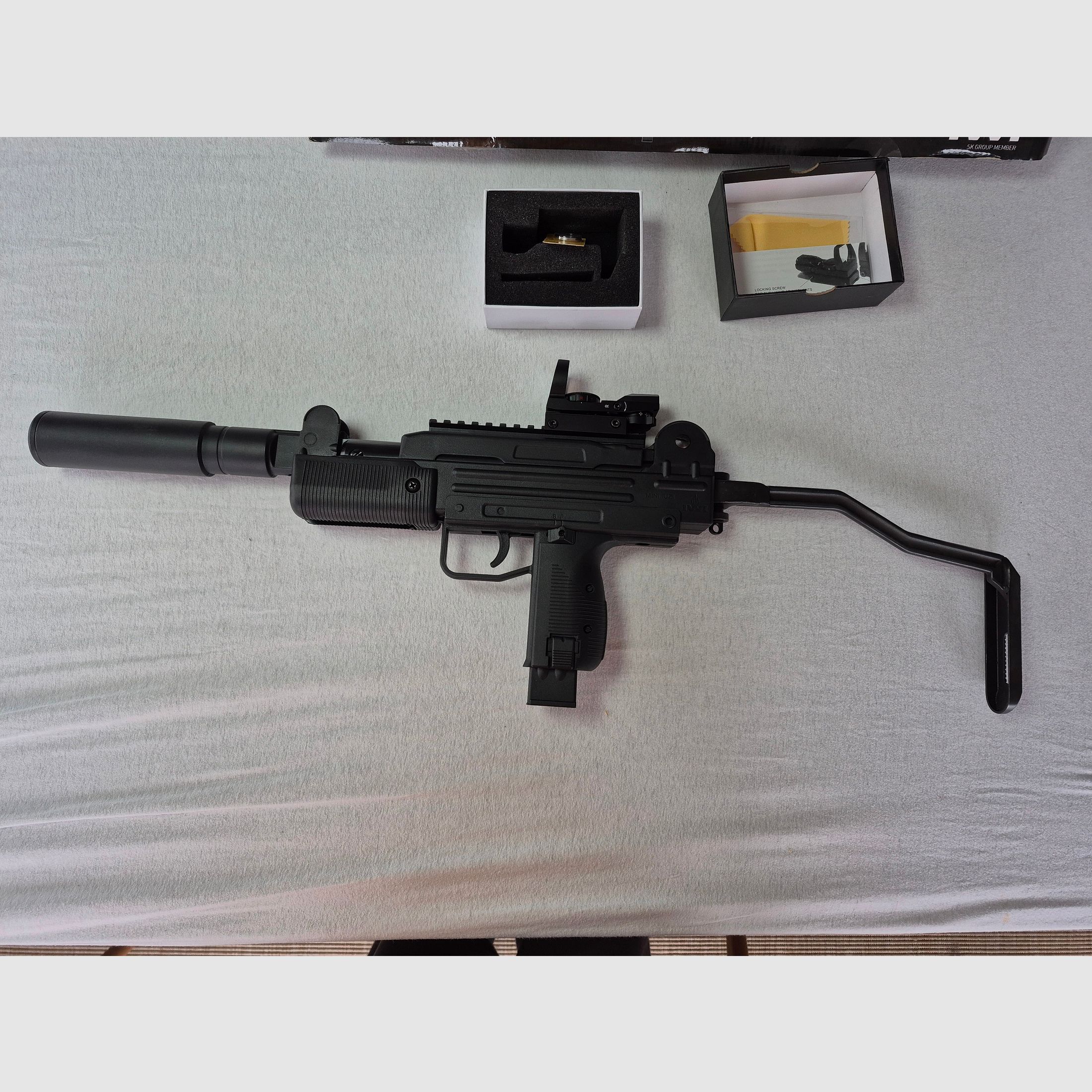 IWI Mini UZI 4,5mm come nuovo + RedDot + Garanzia canna piegata