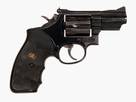 Smith & Wesson Mod.19 , LL: 2,5 Zoll, Lederholster, Pachmayr-Griff, .357Mag