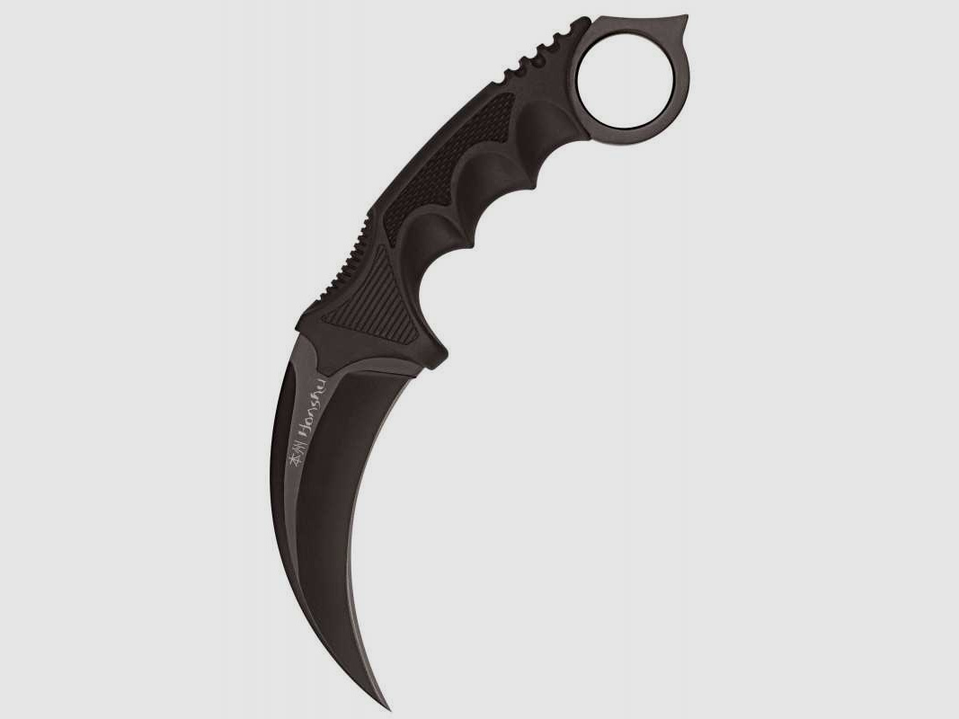 United Cutlery Honshu Karambit Messer schwarz mit Schultergurt