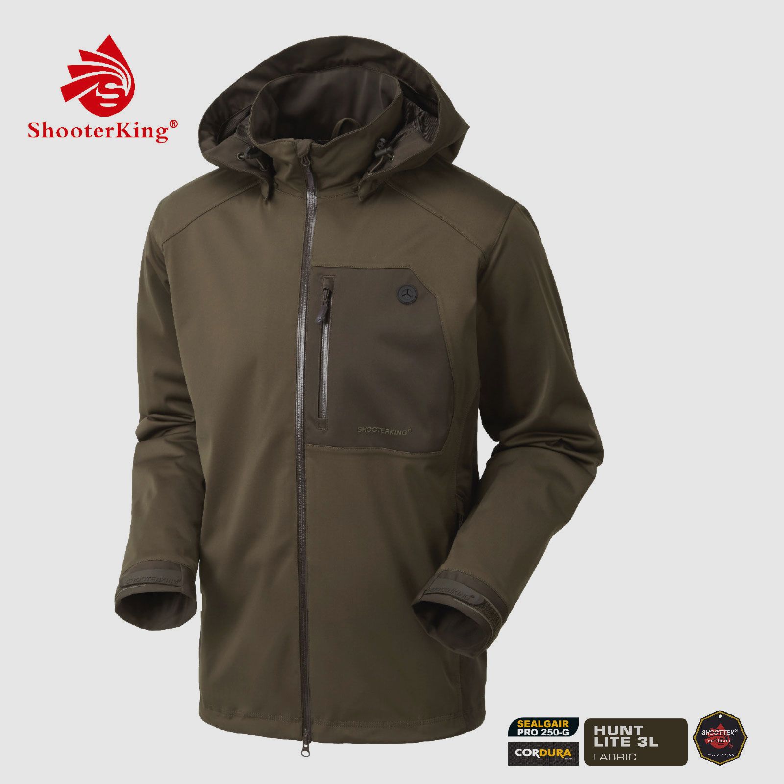 SHOOTERKING Huntflex Jacke braun/oliv