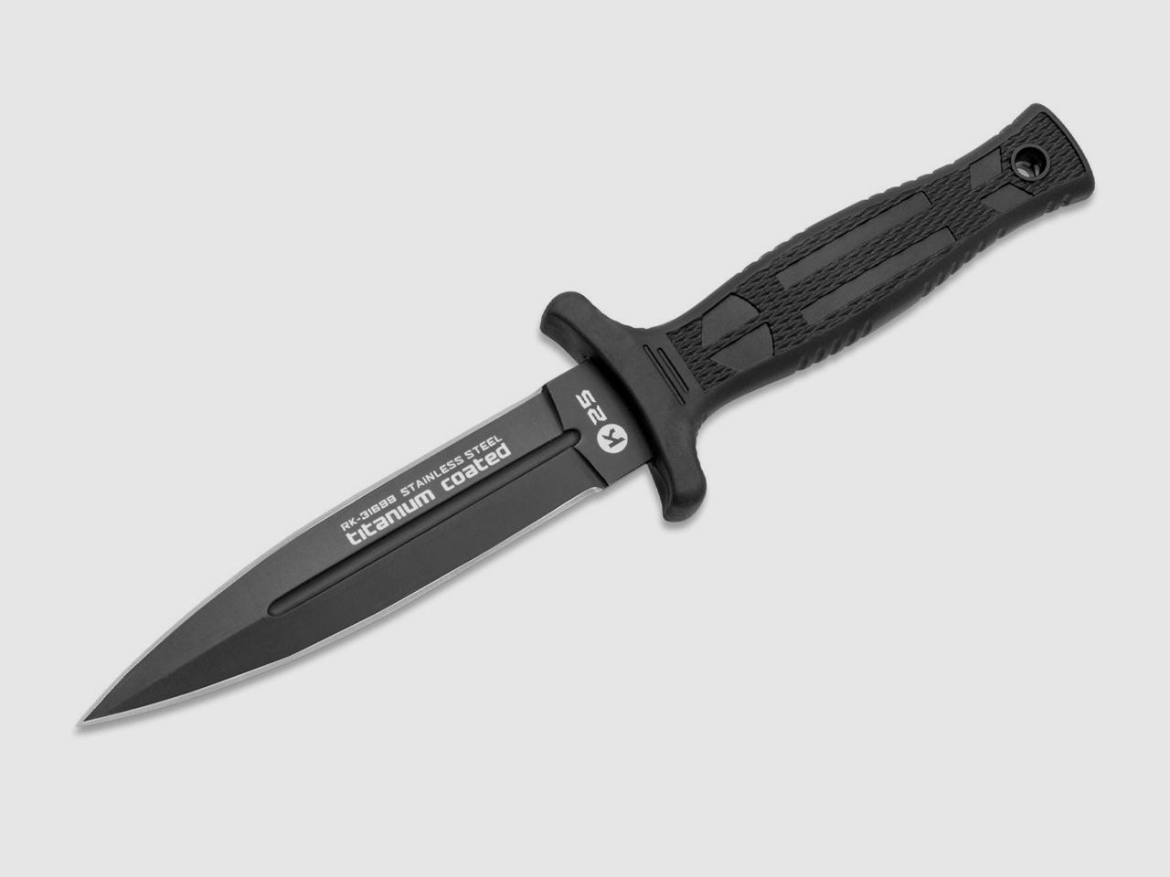 Rui Black Dagger zwarte kleine dolk laarzmesser