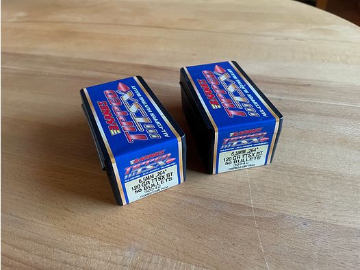 BARNES TTSX #30242 6,5mm (.264) - 120 Grain Geschosse