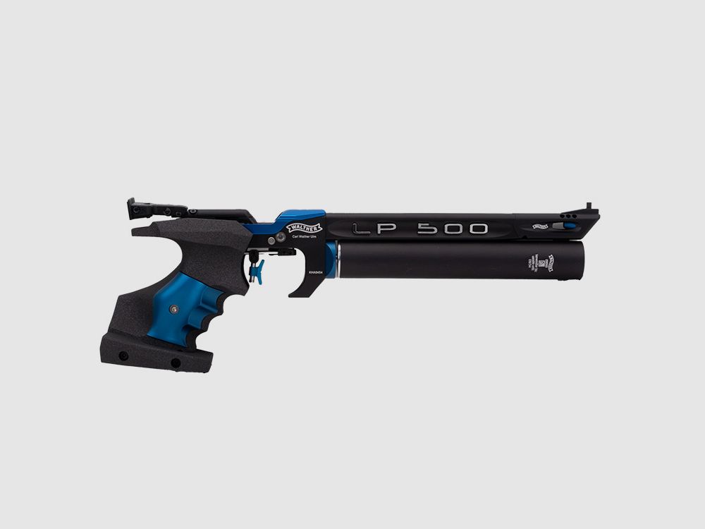 Carl-Walther LP500 Meister Walther Blau rechts Luftpistole Match
