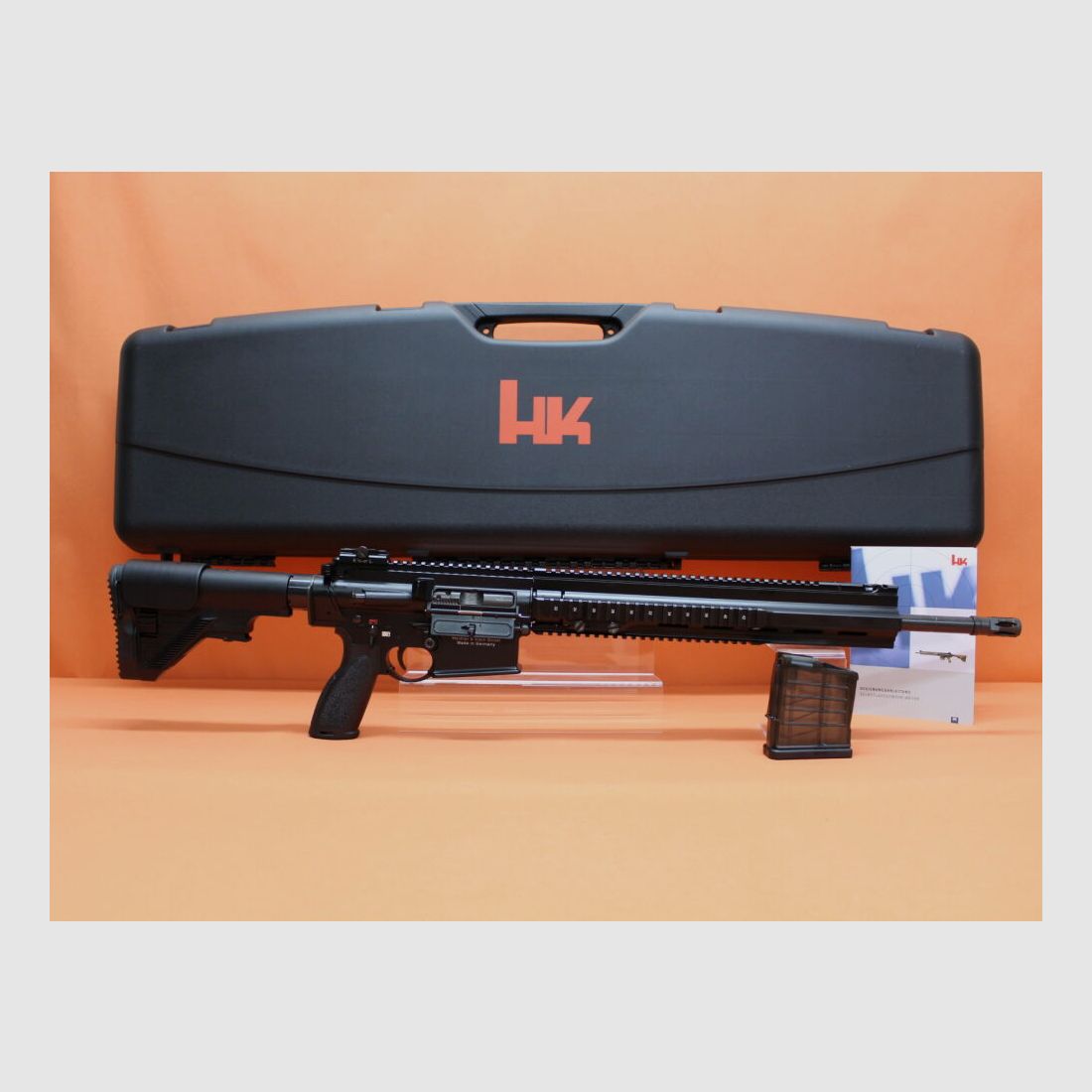 Heckler&Koch Ha.Büchse .308Win Heckler&Koch/H&K MR308 A3 28 20" Lauf Schwarz, Gas-Piston-System HK417/G28