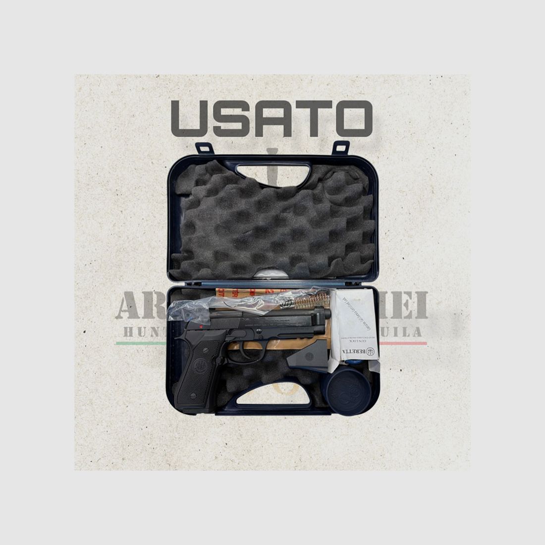 USATO – PISTOLA – BERETTA MOD. 92A1 cal. 9×19, immagine 3 di 3
