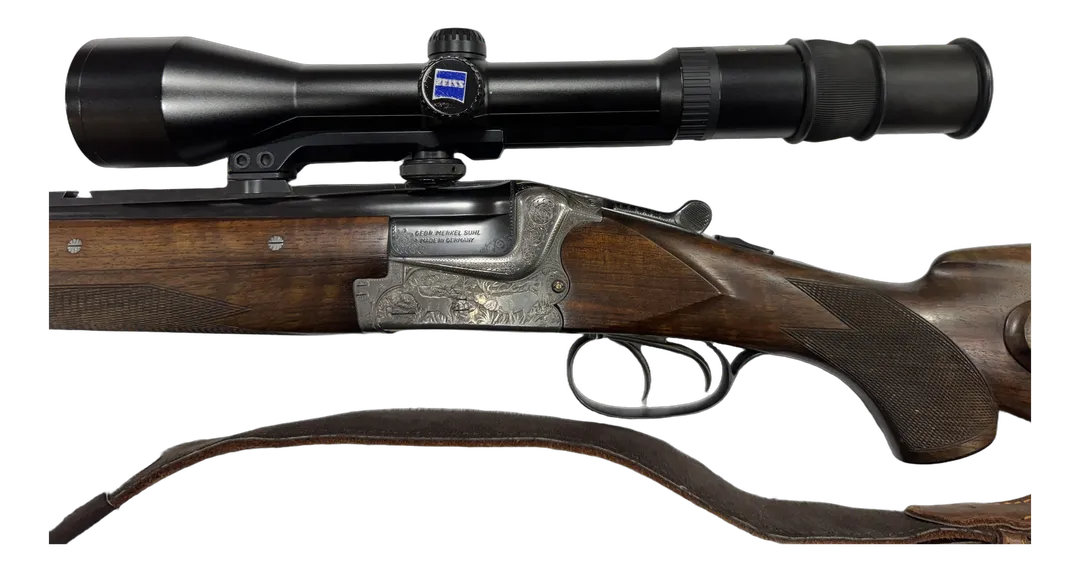 Merkel Bockdoppelkugel 8×57 JRS Zeiss Diavari 2,5-10×50, billede 5 af 7