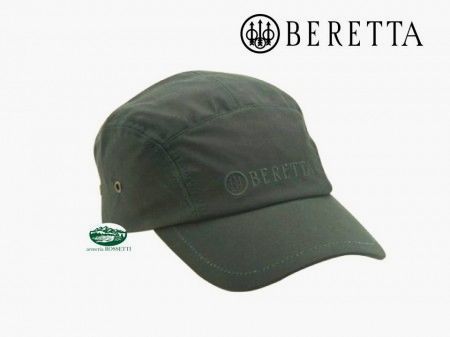 BERETTA Hut aus gewachster Baumwolle grün