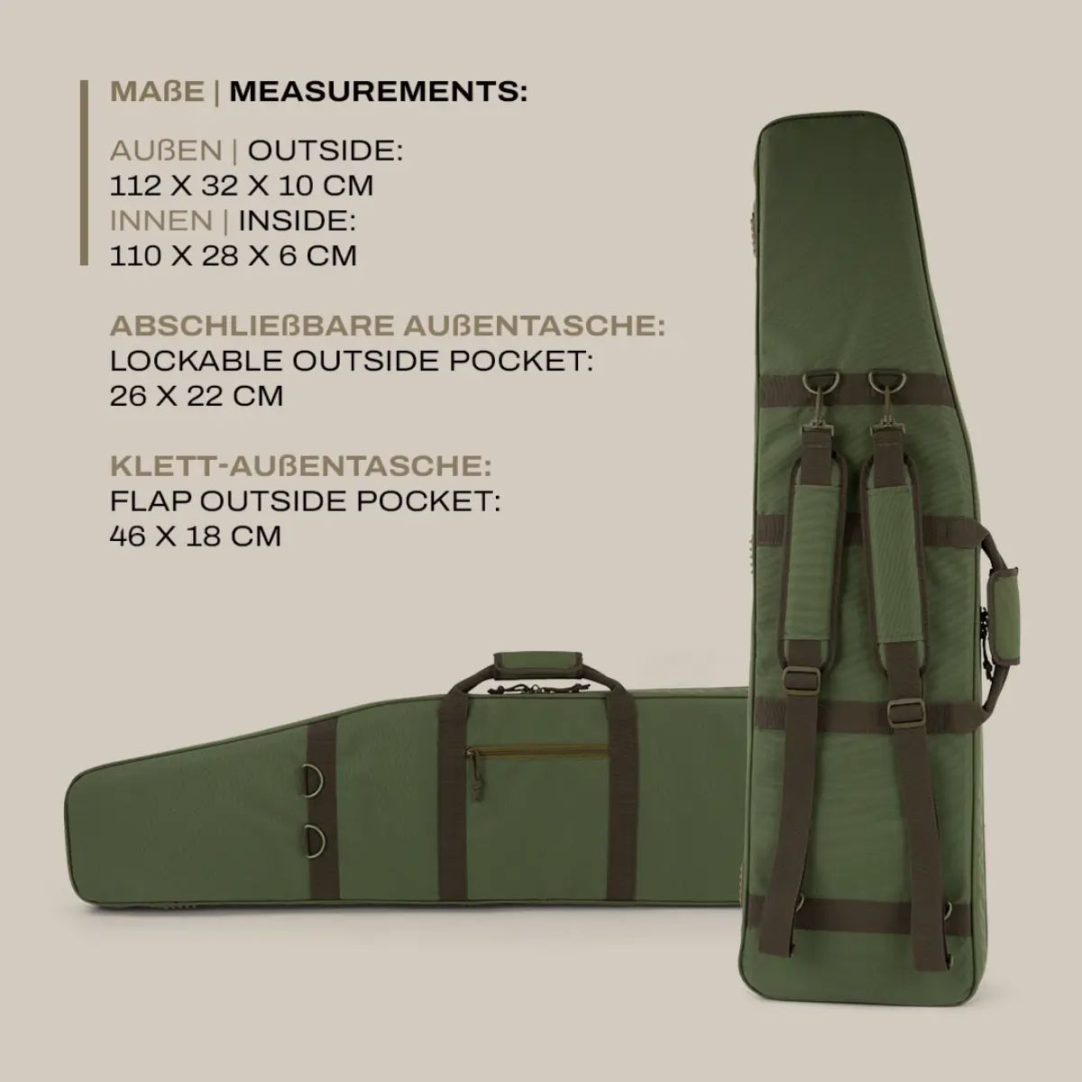 Winter Wapen Tas Forest 110 cm