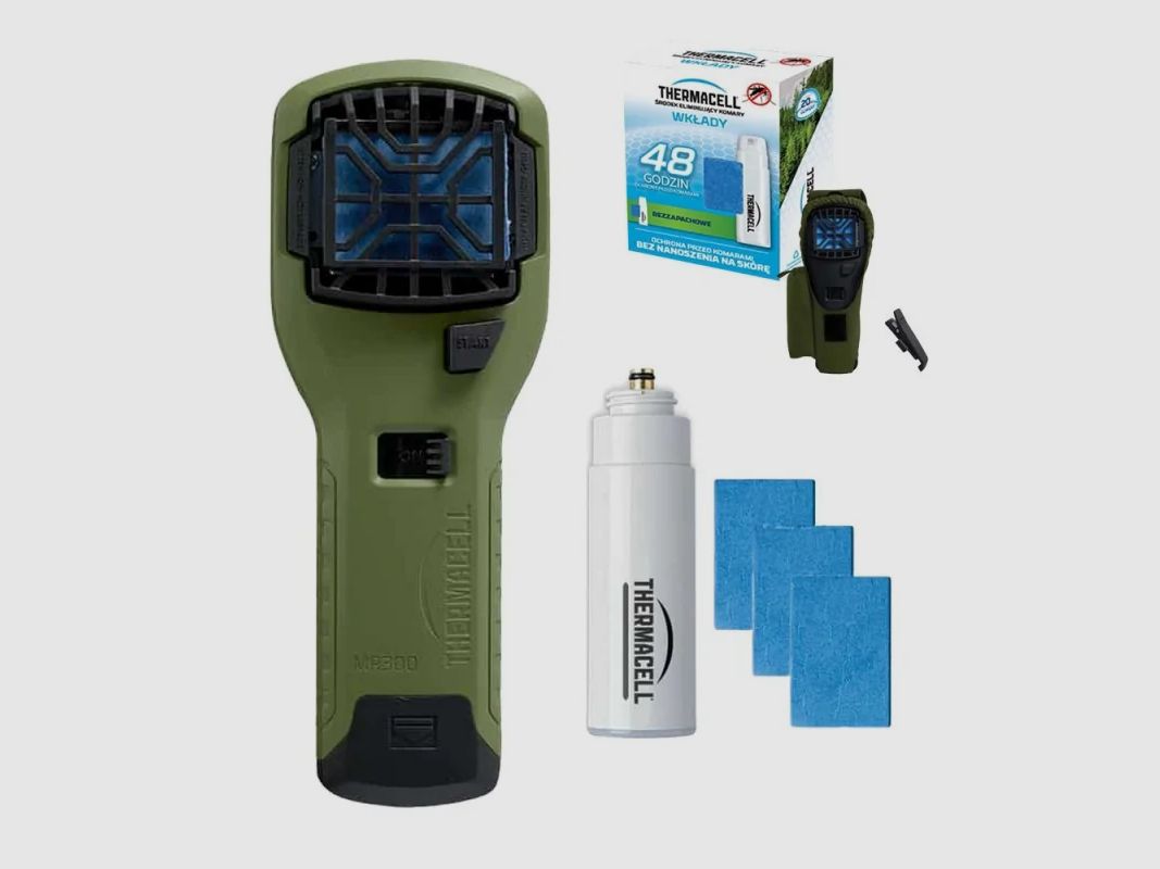 THERMACELL MR300 set green + holster green + refills 48 hours