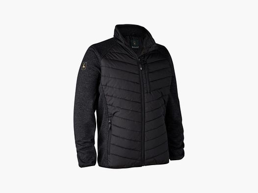 DEERHUNTER Moor Wattierte Jacke mit Strick Black