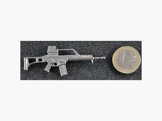 Sturmgewehr H&K G36 als Metall-Anstecker