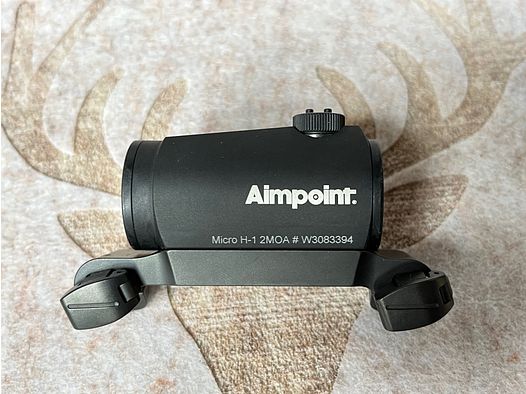 Aimpoint Micro H1 2MOA mit Blaser Sattelmontage (Neuwertig)