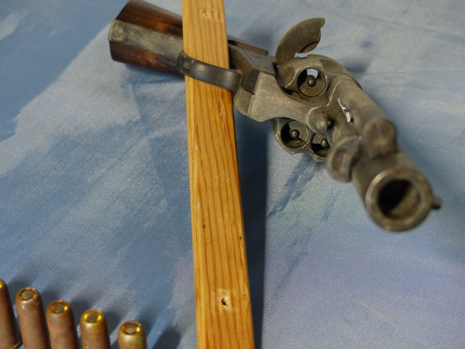 Colt Revolver Single Action Army Cal. .45 full metal decoration probably from the 70s