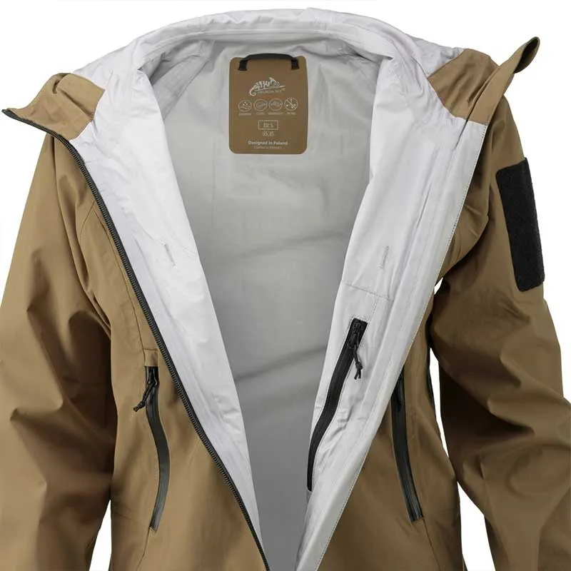 Helikon-Tex Men's Hardshell Rain Jacket SQUALL - TorrentStretch - shadow grey, image 5 of 5