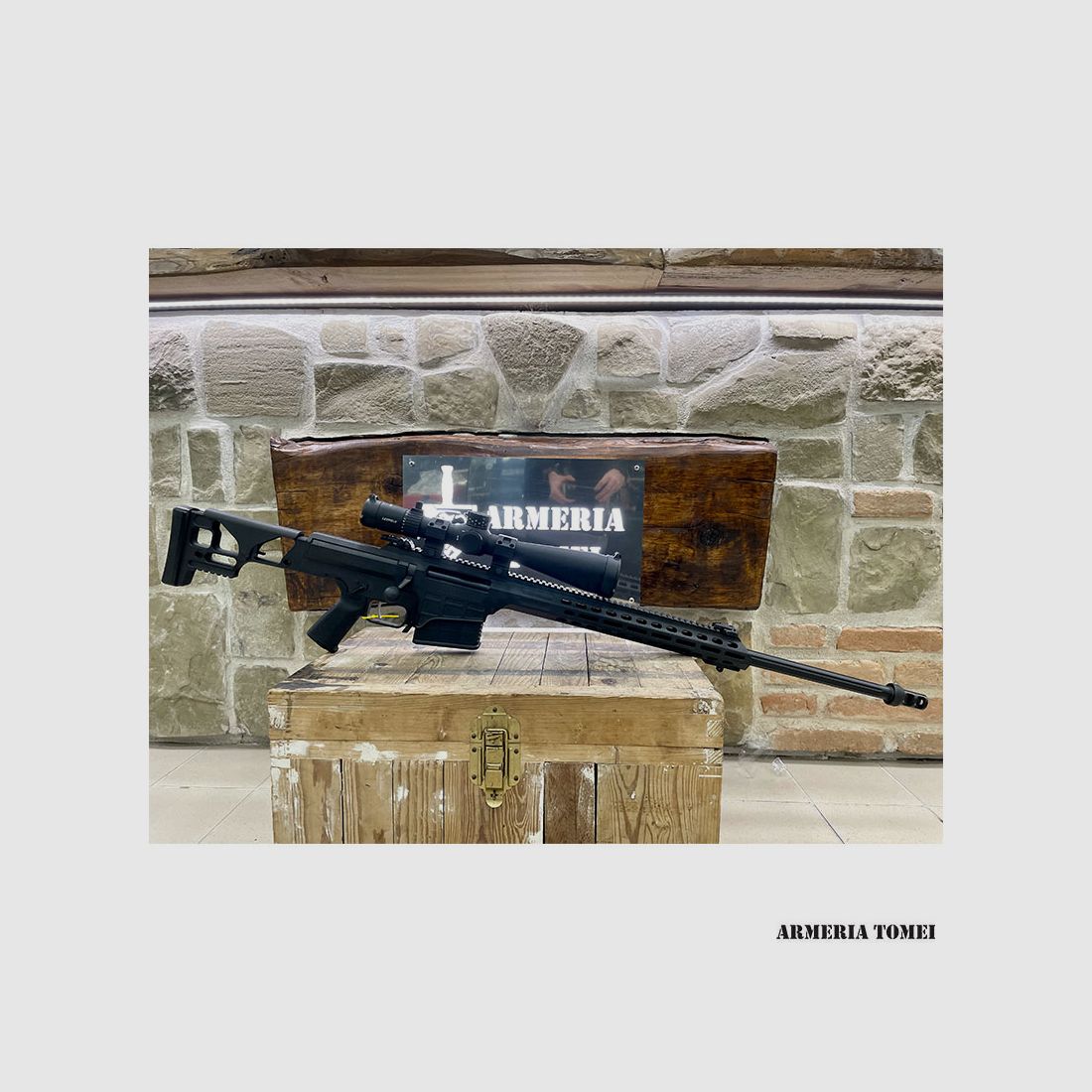 RIFLE – BARRETT MRAD CAL. 338 LAPUA MAG 26″ SMR BLK MIL-SMU, image 1 of 7