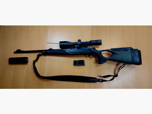 Sauer 404 XT (crosse en bois) en 30.06 plastique vert + Zeiss V6