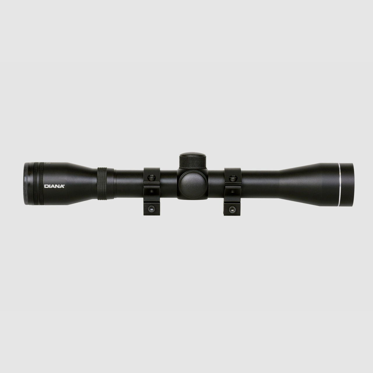 Zielfernrohr DIANA 4x32, Duplex Absehen, 1 Zoll Tubus, mit Ringmontagen fĂĽr 11 mm Prismenschiene