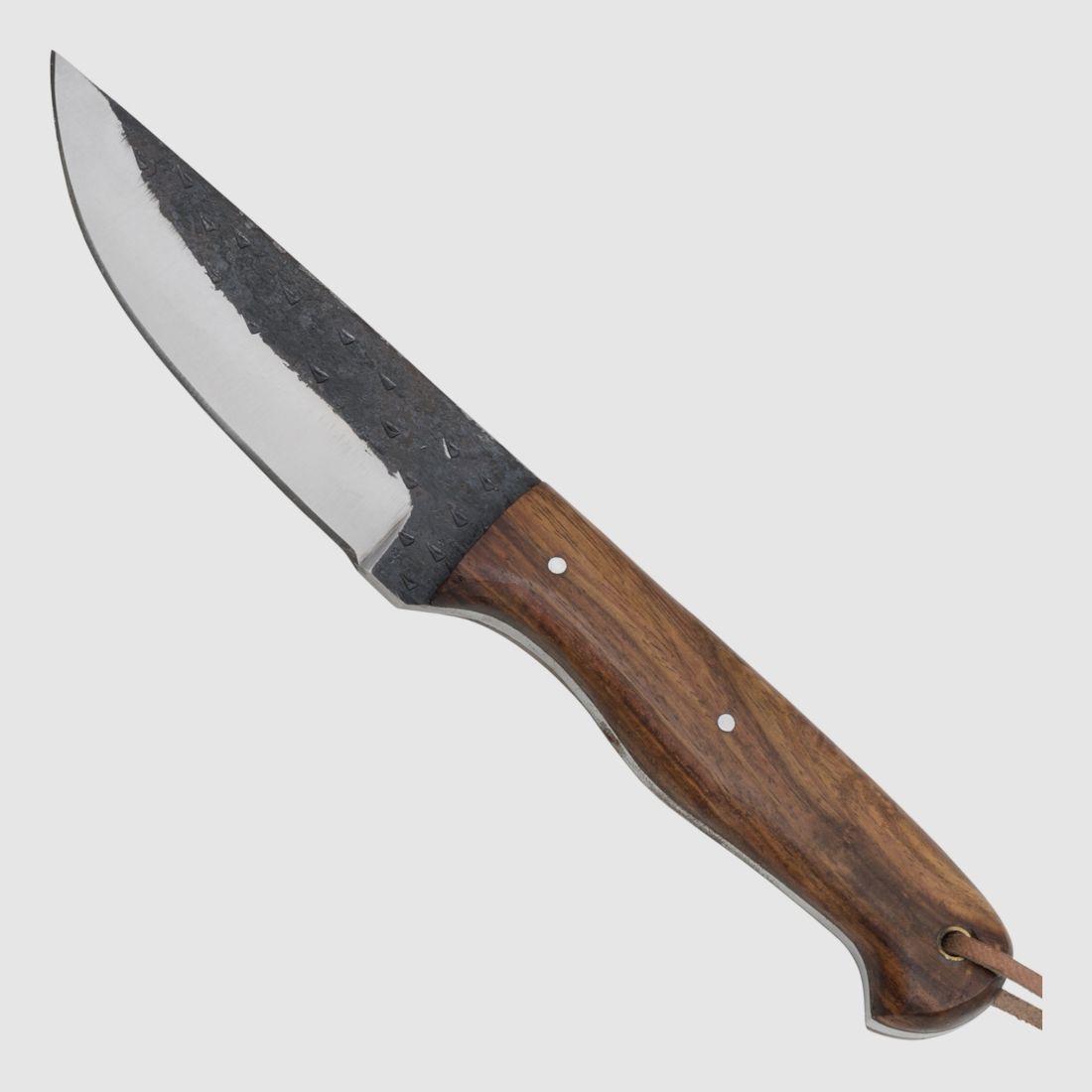 Mittelalter Messer geschmiedet mit Lederscheide