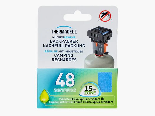 ThermaCELL Thermacell Refill Pack M-48 PT-19 for Backpacker MR-BP 48 Hours