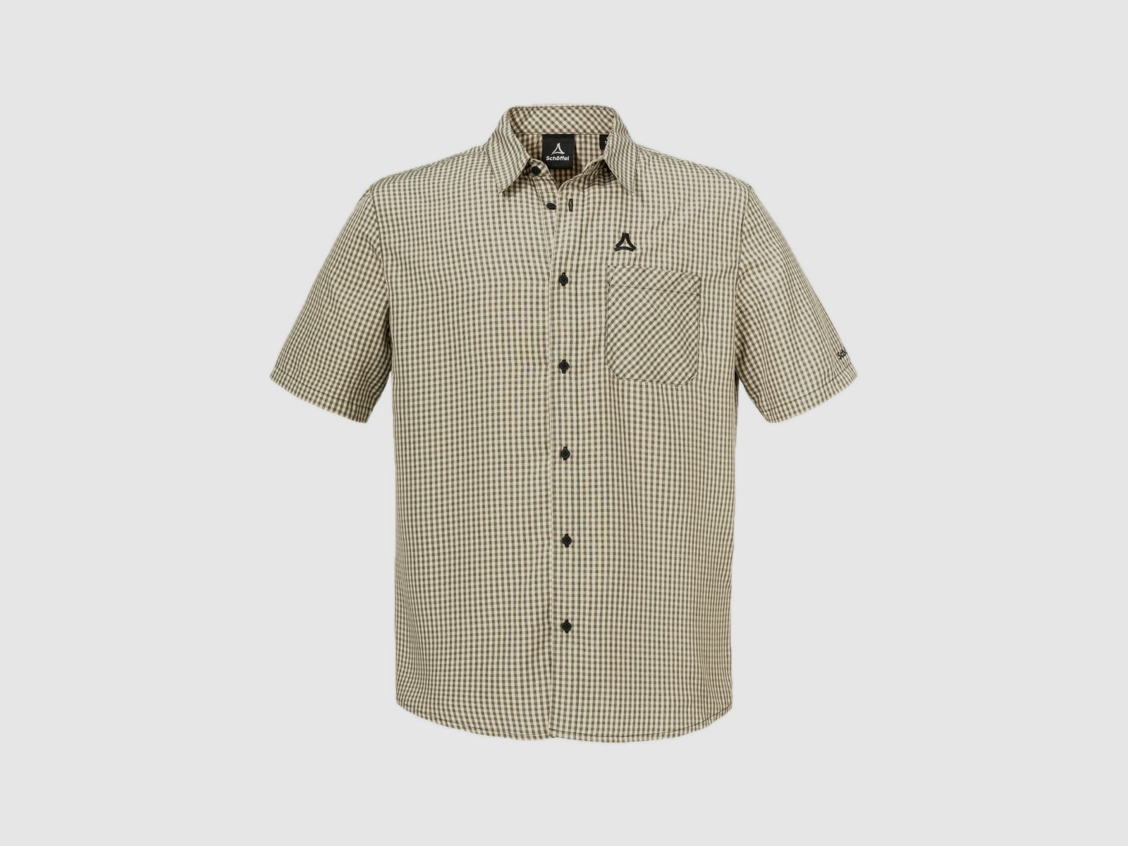 SCHÖFFEL CIRC Shirt Style Dalfoss MEN Beige-Black