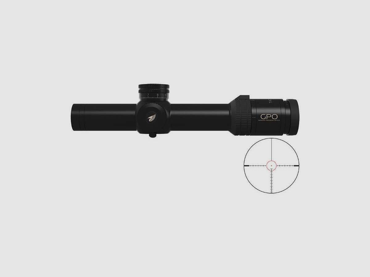 Lunette GPO Tactical 1-8x24
