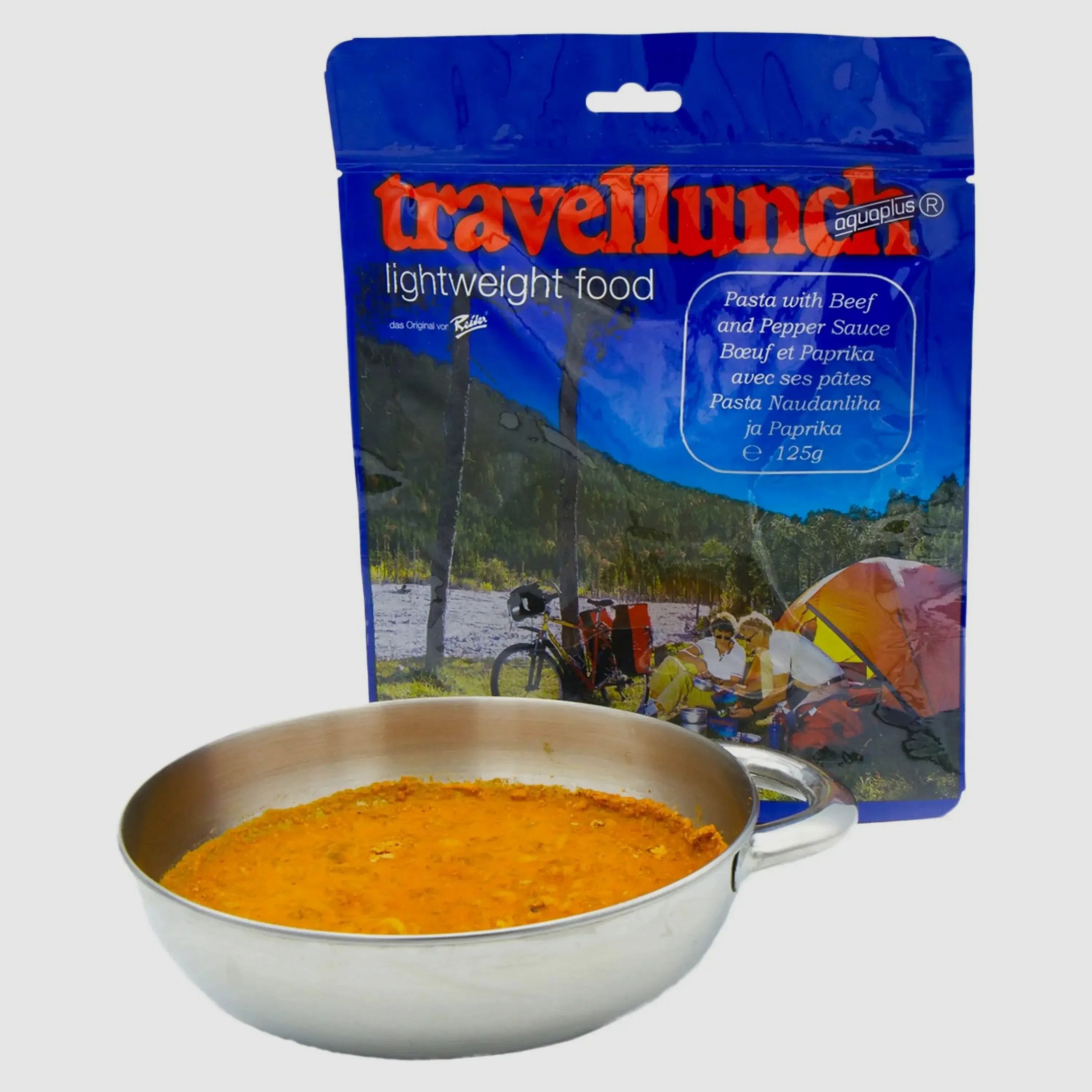 Travellunch Travellunch noodles con manzo e salsa di paprika 1 confezione