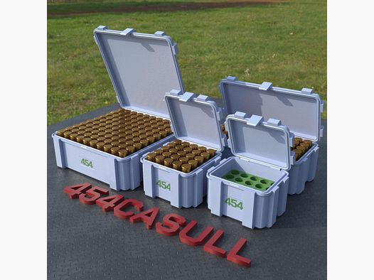 Filamelt Munitionsbox / .454 Casull / ‘Klappdeckel’ / Patronenbox, Ammo Box