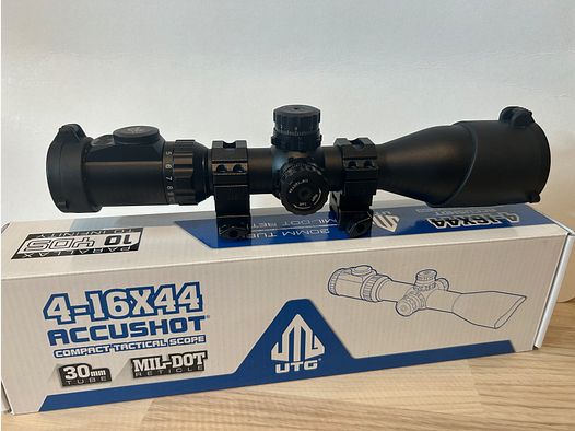Accushot 4-16x44 Rifle Scope Mil Dot