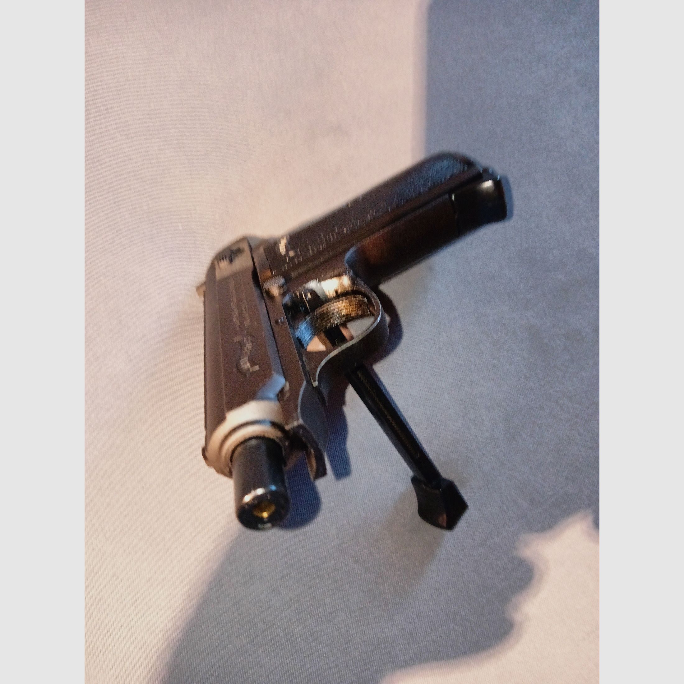 Walther PPK/S CO2, 4,5mm BB, Blowback, Neuwertig TOP