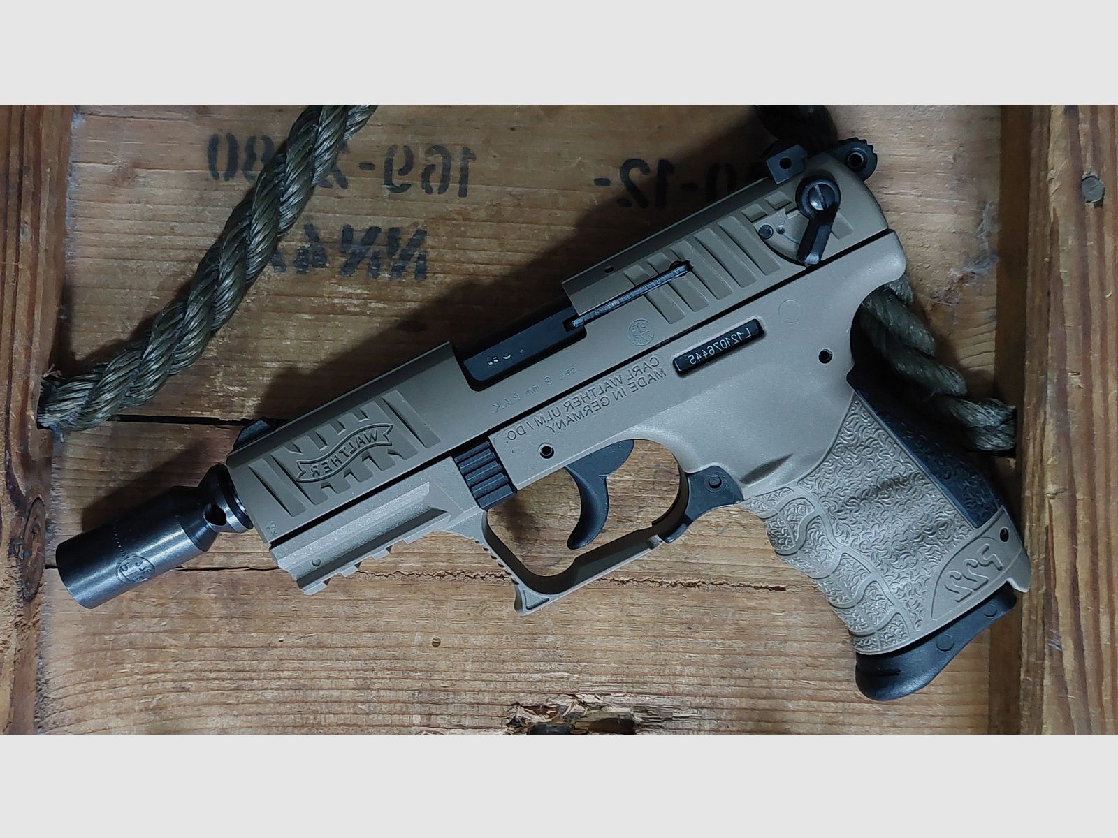 ⚠️ RZADKO! MODEL SPECJALNY Walther P22Q - FDE - Flat Dark Earth (PTB 778) P 22 Q P22