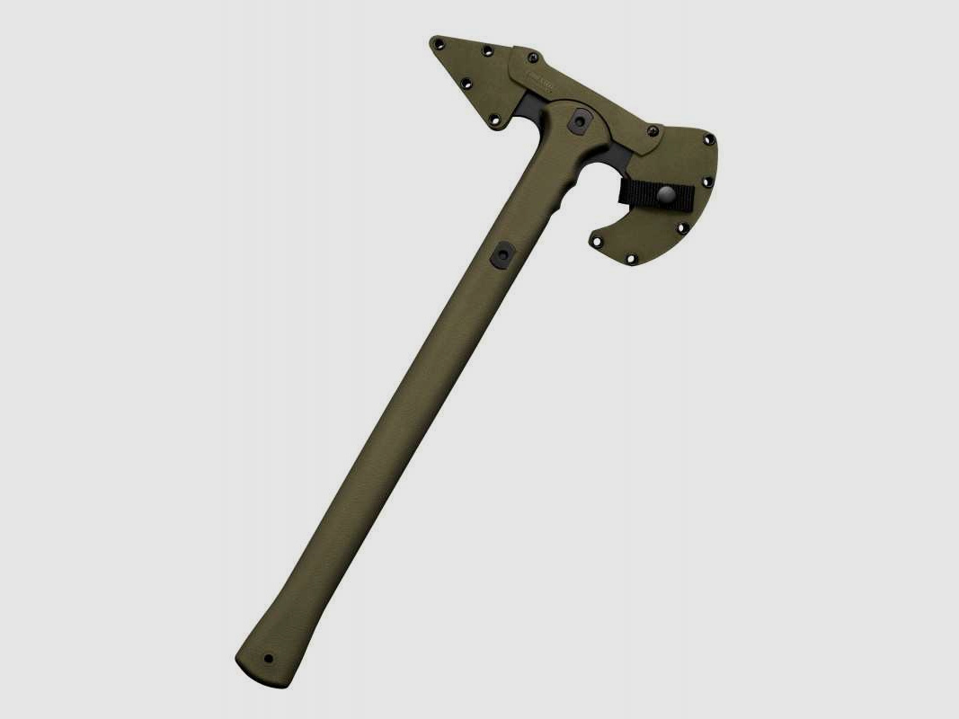 Cold Steel Trench Hawk, Axt, Olivgrün