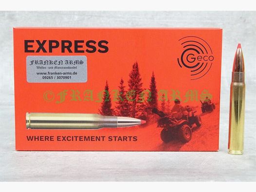 GECO Express 9,3x62 255gr. 16,5g 20 pezzi prezzi a scalare