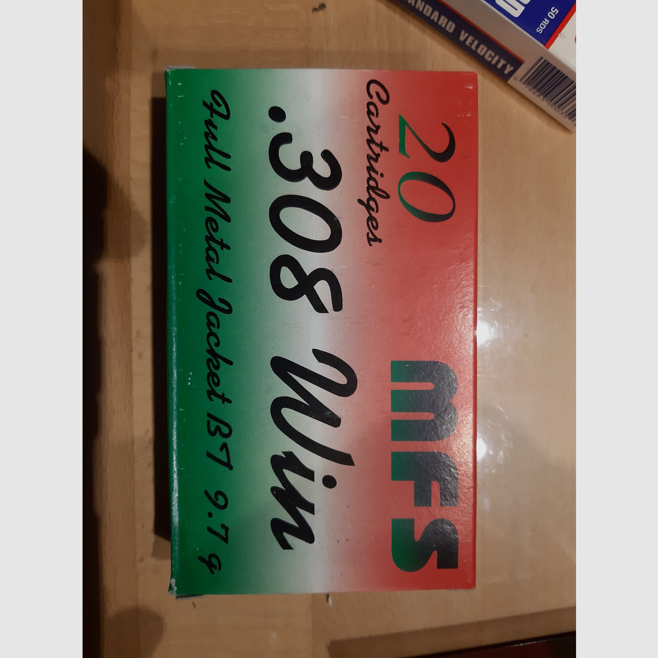 450 rounds .308 Win FMJ full metal jacket ammunition - Manufacturer MFS